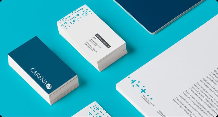 The Carena brand identity system