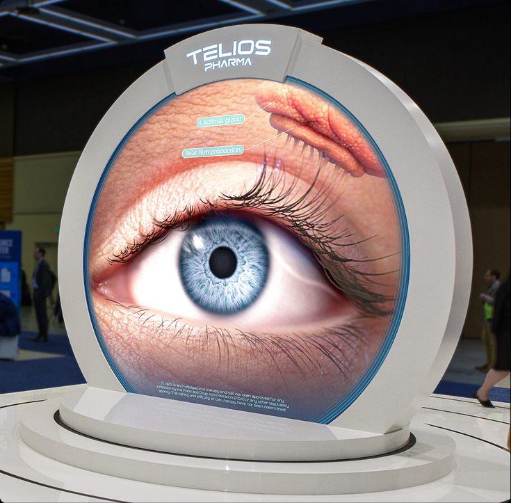 The Eyegate portal displaying the lacrimal gland callouts