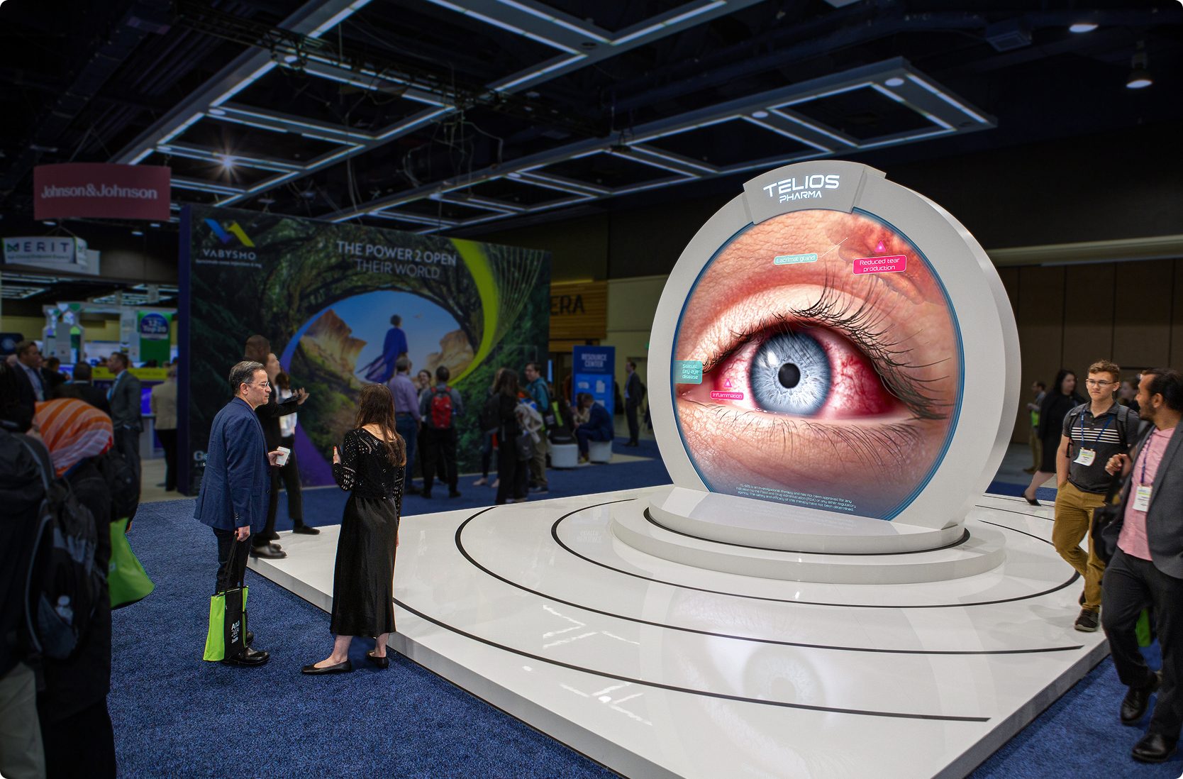 The Eyegate exhibit on the ARVO 2024 show floor